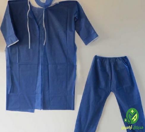 فروشنده لباس یکبار مصرف بیمارستانی ارزان