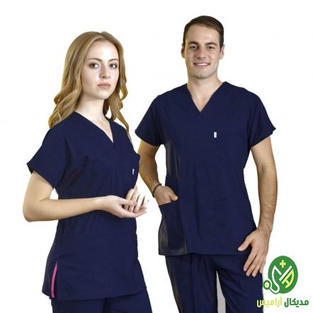 فروش استثنایی لباس اسکراب سرمه ای