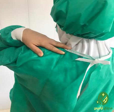 فروش لباس یکبار مصرف ایزوله بیمارستانی