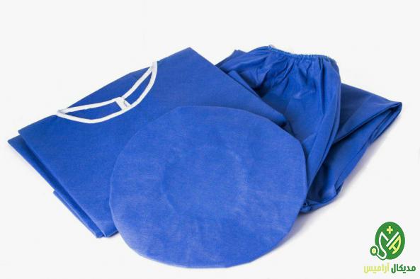 لباس یکبار مصرف بیمار مردانه ایزوله پزشکی