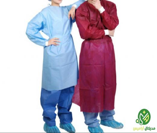 تنوع رنگ در لباس یکبارمصرف بیمارستانی