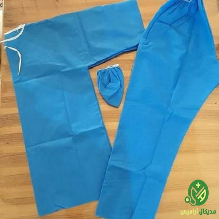 بهترین جنس لباس یکبار مصرف بیمار