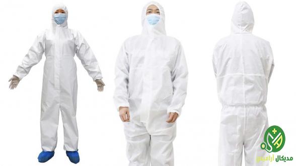 توزیع لباس یکبار مصرف سرهمی