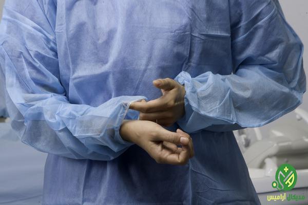 صادرات عمده لباس اتاق عمل مردانه آبی رنگ