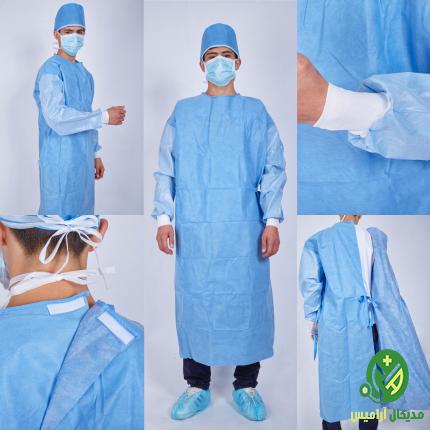 خرید لباس یکبارمصرف بیمارستانی استریل بصورت عمده
